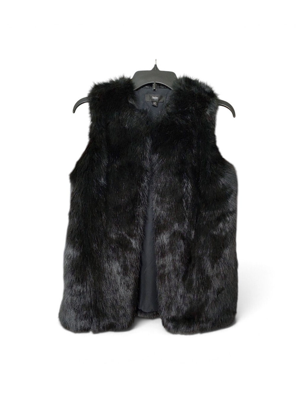New Mossimo Faux Fur Vest - Black Sz XS